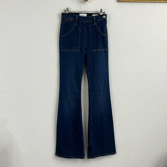 Frame Denim Le Flare de Francoise High Rise Jeans - Picture 2 of 13